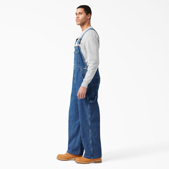 Dickies - Stonewashed Indigo Bib Overalls - 8396SNB