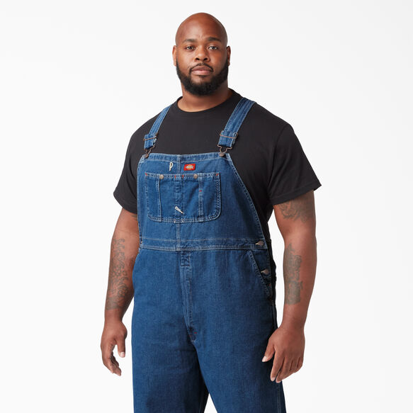Dickies - Stonewashed Indigo Bib Overalls - 8396SNB