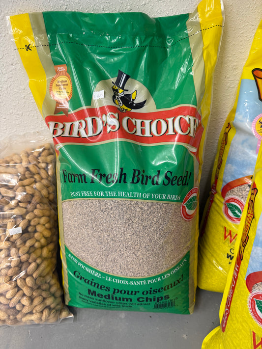Bird's Choice - Farm Fresh Bird Seed - Medium Sunflower Chips