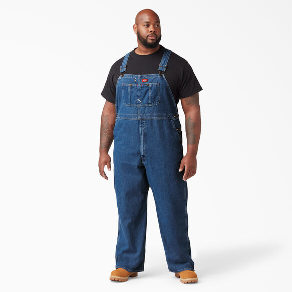 Dickies - Stonewashed Indigo Bib Overalls - 8396SNB