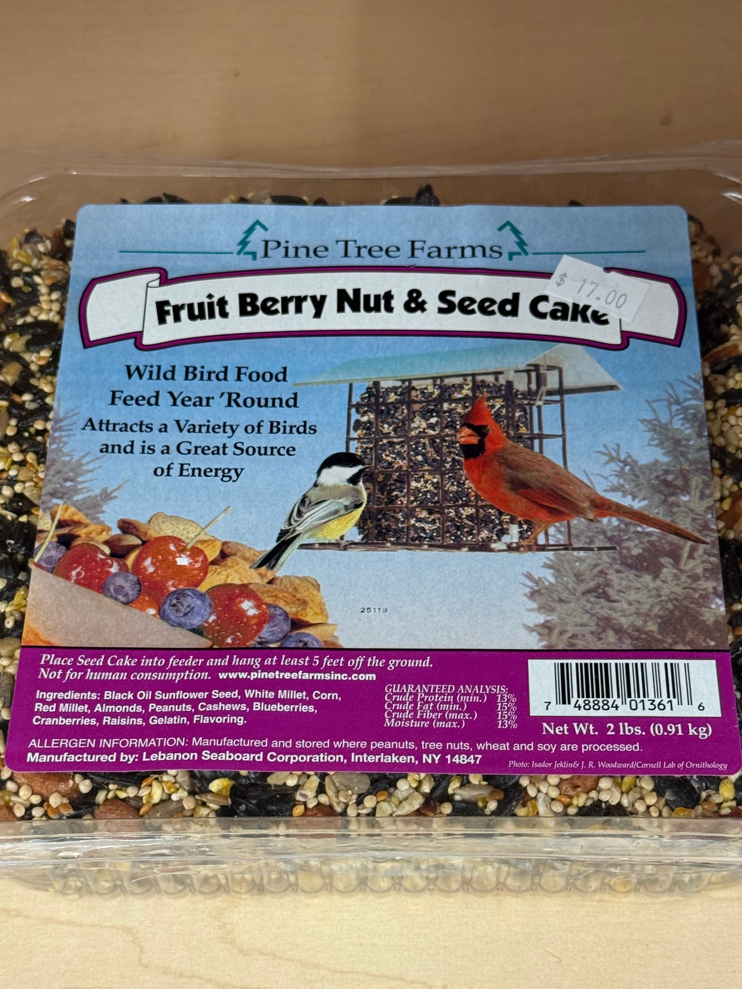 Pine Tree Farms - Fruit Berry Nut & Seed Cake
