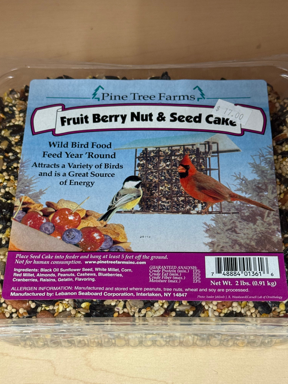 Pine Tree Farms - Fruit Berry Nut & Seed Cake
